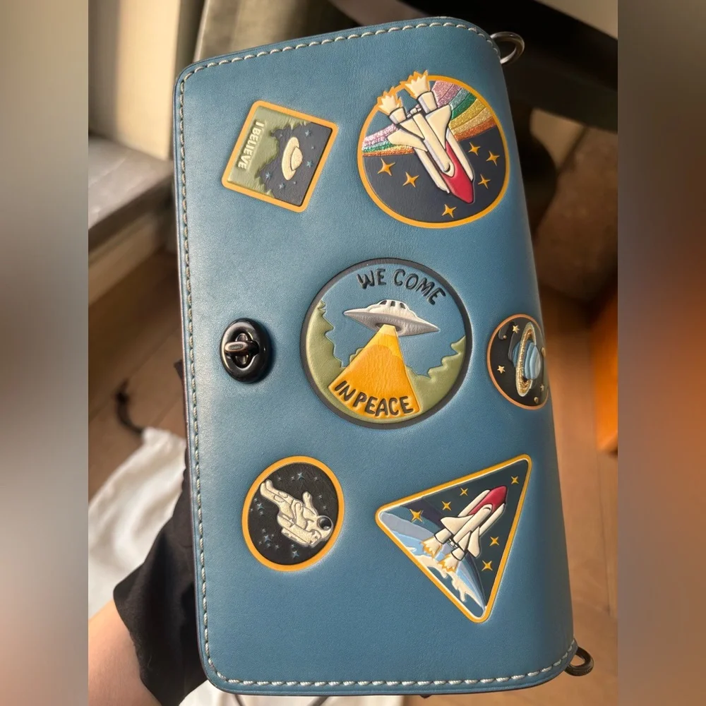 COACH Dinky Bag With Space Patches - Picture 3 of 16